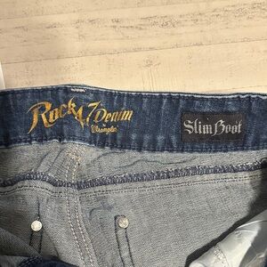 Wrangler Rock 47 Slim Boot Denim Jeans